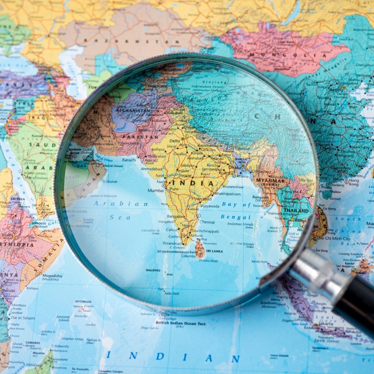 India Sourcing Map